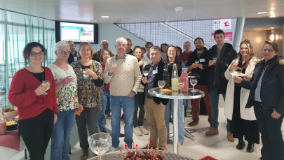 Tasting of drinks prepared as part of the FAIRCHAIN project, Poligny 7 Dec 2023