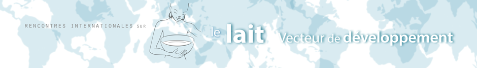 mappemonde en fond avec femme portant grand bol de lait