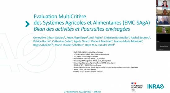 Multicriteria evaluation webinar