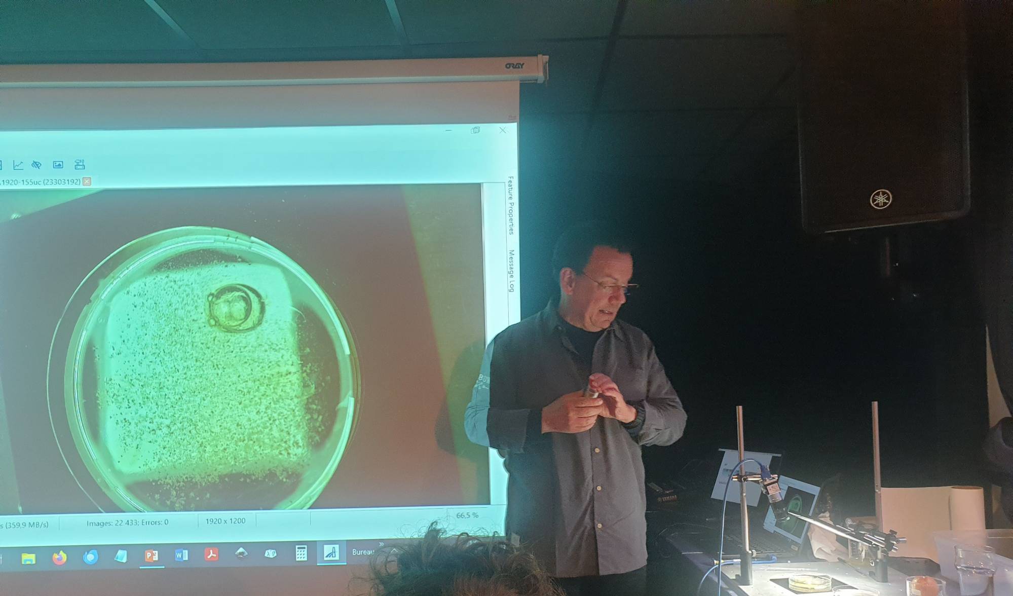 Stéphane Pezennec at the festival Pint of Science