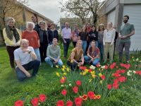 Participants in the ANR Veg&Lait project gathered in front of the STLO